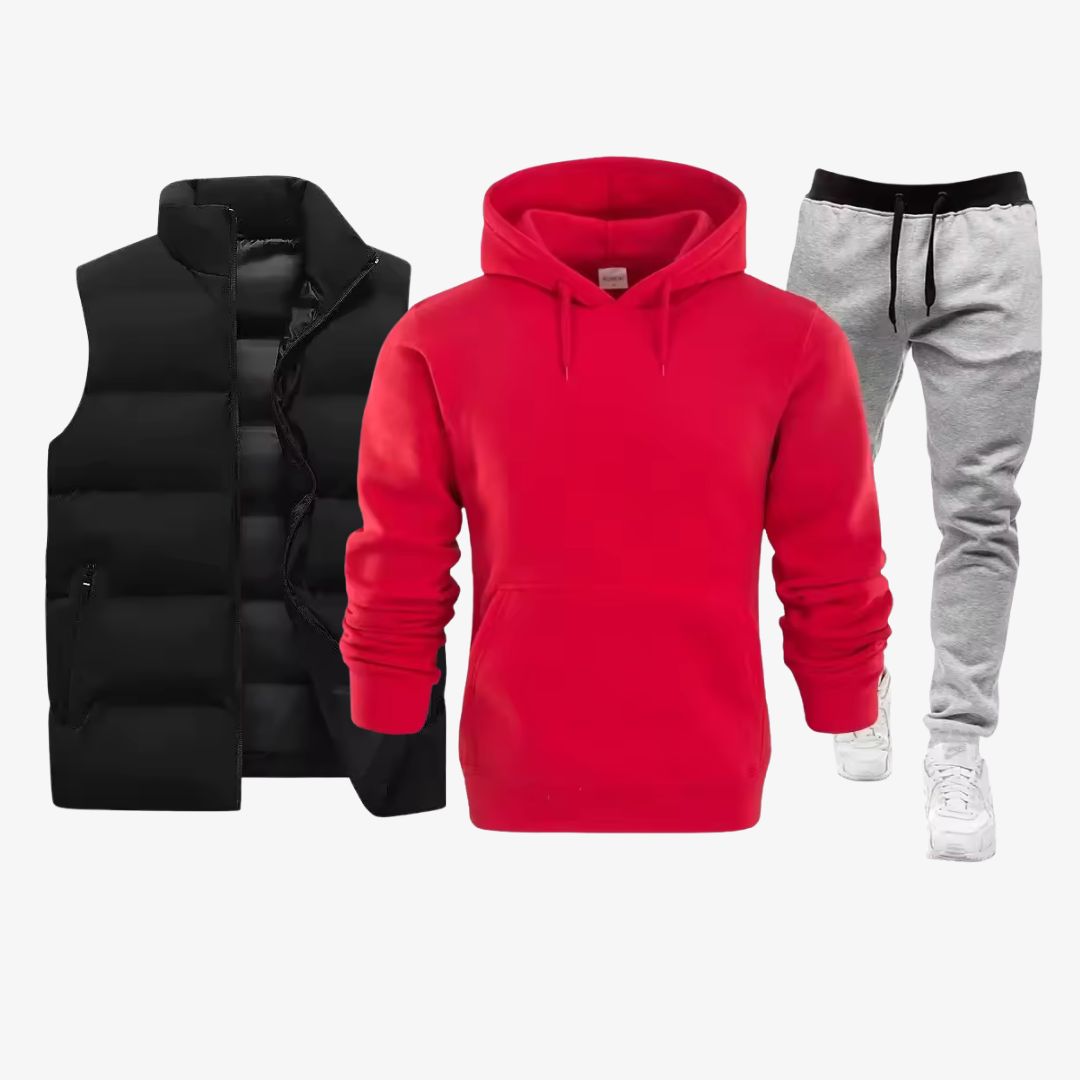 3 PIECE SET | Gilet + Tracksuit