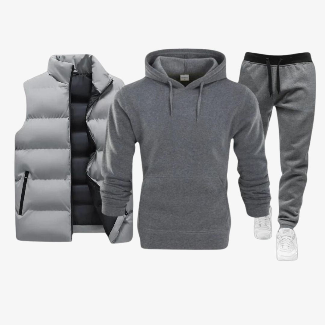 3 PIECE SET | Gilet + Tracksuit