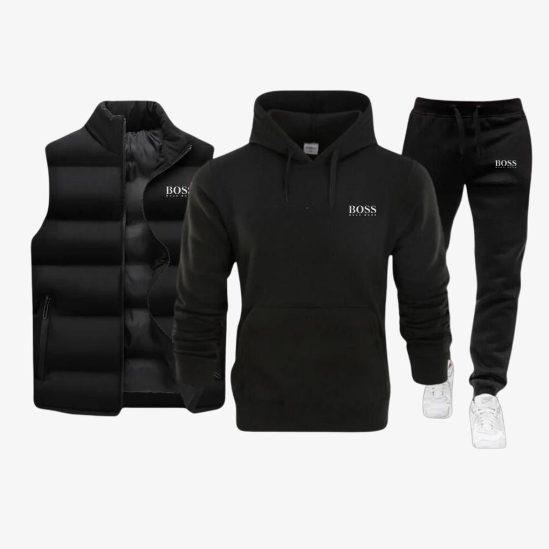 3 PIECE SET | Gilet + Tracksuit