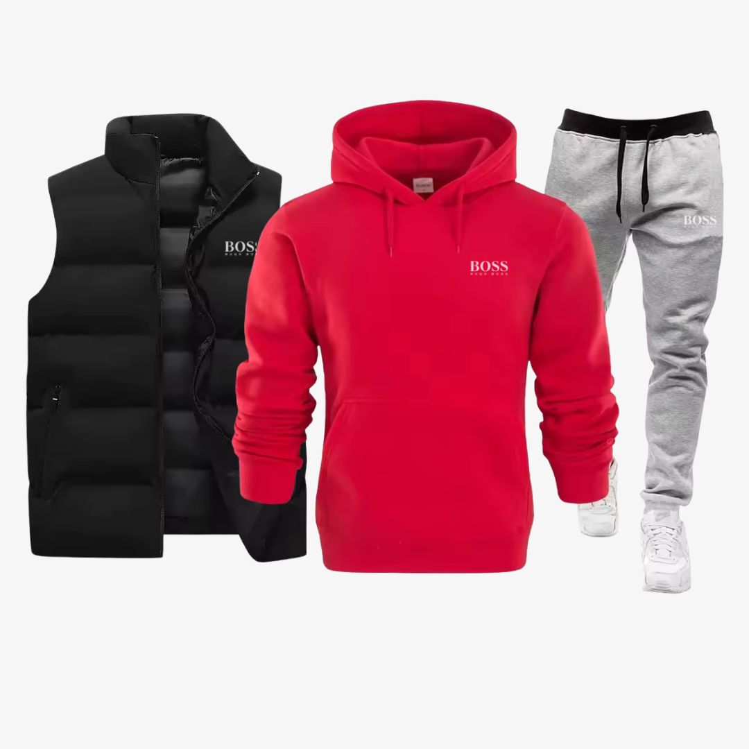 3 PIECE SET | Gilet + Tracksuit